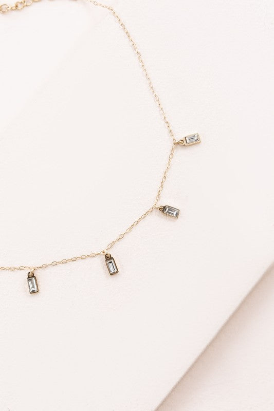 Rhinestone Anklet