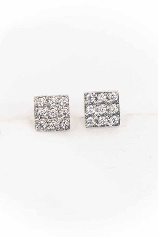 Square Stud Earrings